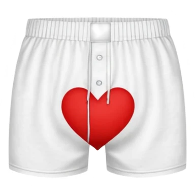 dungeon crawler carl's boxer shorts: white men's boxer shorts with red heart print sticker