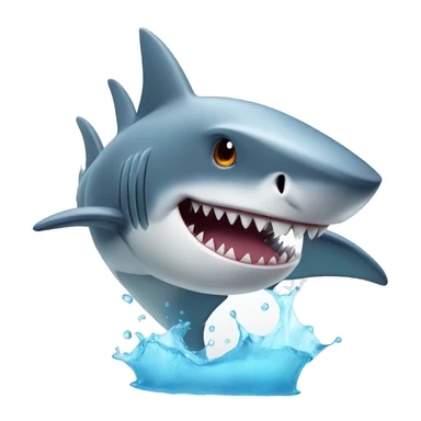Shark wearing something hot sticker