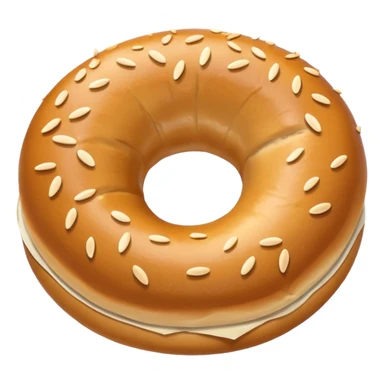 plain bagel sticker