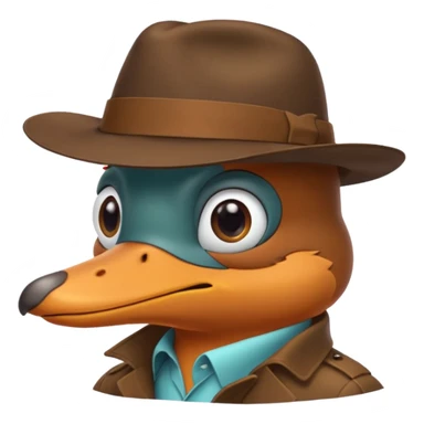 Agent perry the platypus  sticker