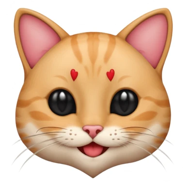 a combi of the 😽 and 🥰 sticker