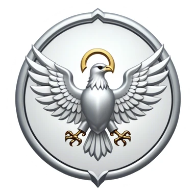 dominus' emblem white sticker