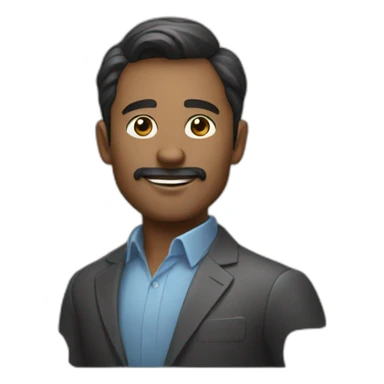 man created telegram channel sticker