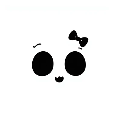 kawaii cute skull sticker