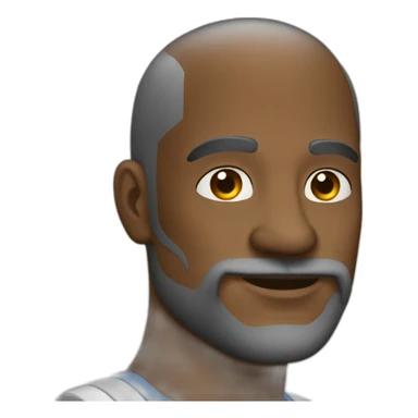 Homem com chinelo para bater sticker