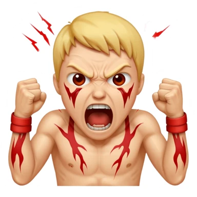 SCREAMING IN RAGE sticker