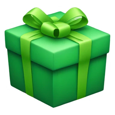 Green gift sticker