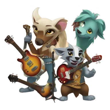 Animal jam band sticker