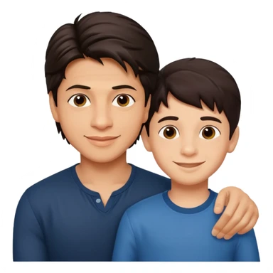Shah Rukh Khan and Boy together sticker