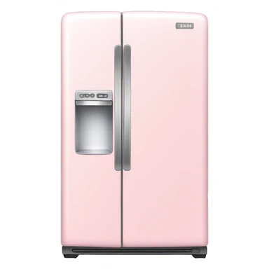 Light pink fridge sticker