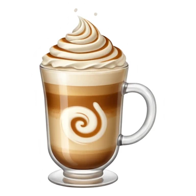 Coffee latte sticker