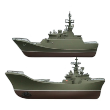 boat military sticker