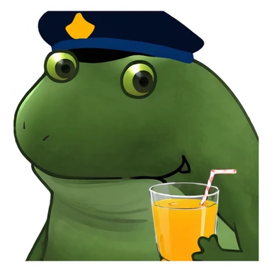 Orange juice  sticker