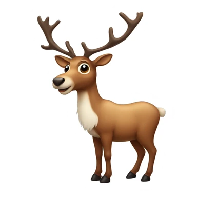 Reindeer sticker