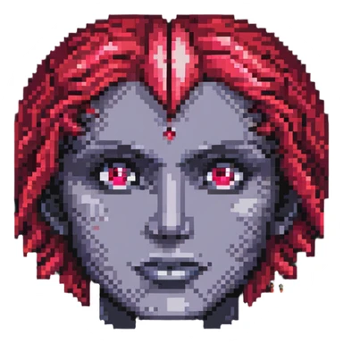 mind-blown face with a ruby above sticker