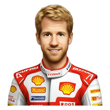 Sebastian vettel ferrari sticker