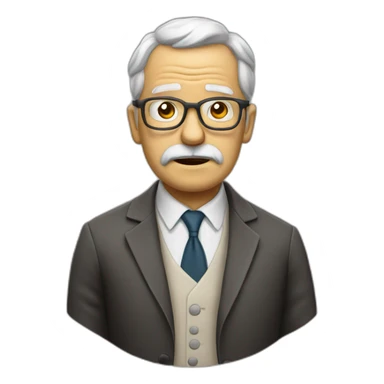 Prof en colère triste sticker