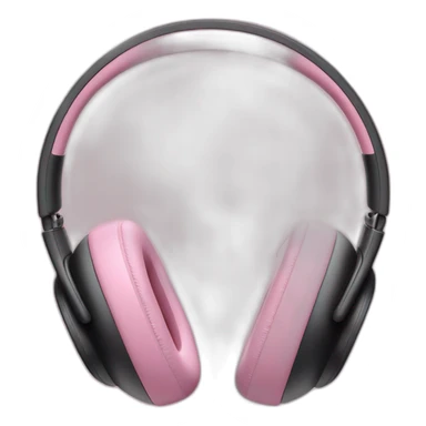 headphone airpods max in pink sticker