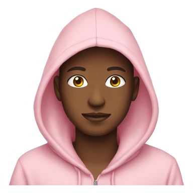 Pastel pink hoodie  sticker