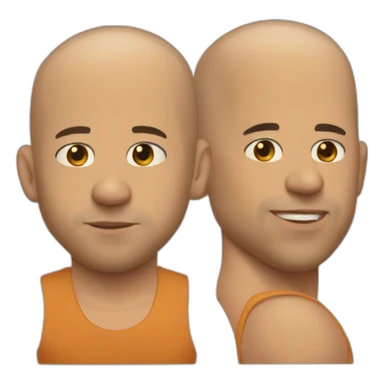 Vin diesel full face and shoulders sticker