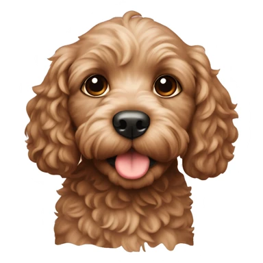 Cockapoo puppy sticker