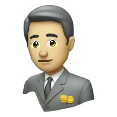 Lossing money sticker