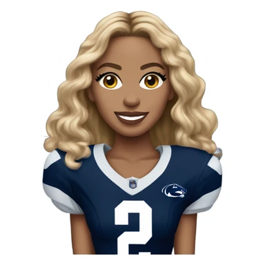 beyoncé penn state jersey sticker