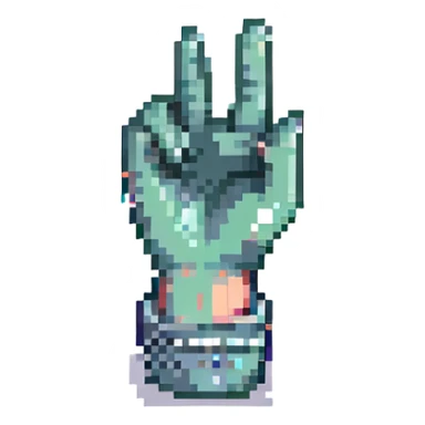 hand gesture sticker