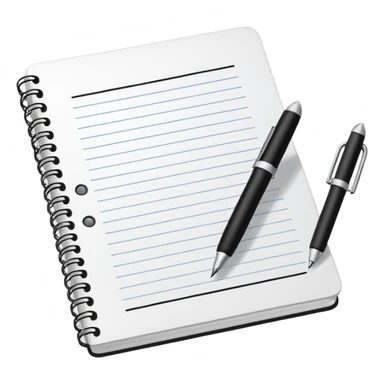 A textbook and a copybook with a pen sticker