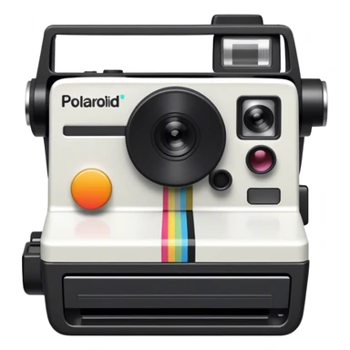 Polaroid camera sticker