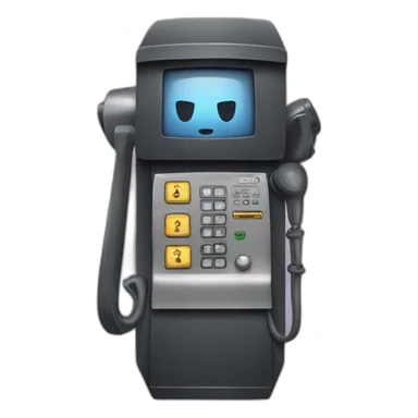 evil payphone sticker