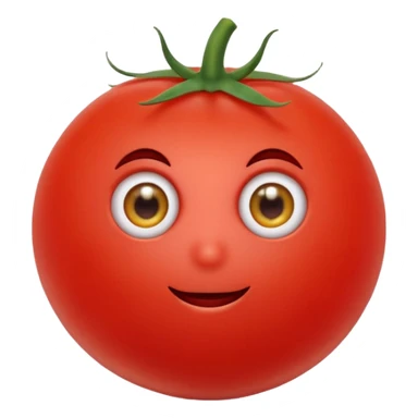 Tomate with stars eyes  sticker
