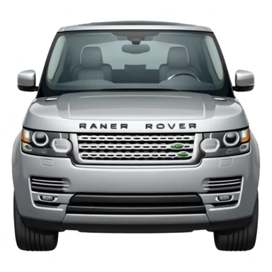 silver range rover sticker
