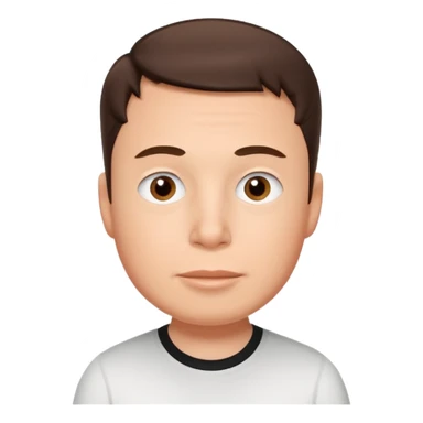 Elon musk in wimpy kid style sticker