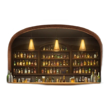 speakeasy bar sticker