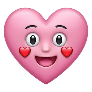 dumble emoji heart pink colour sticker