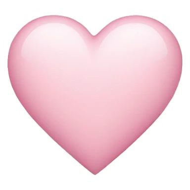 Light pink heart sticker