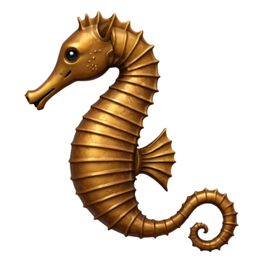 Old seahorse emoji sticker