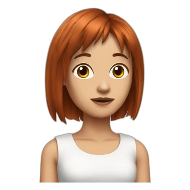 leeloo brune sticker
