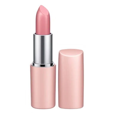 Pale rose lipstick print sticker