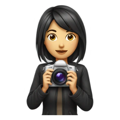 photographe femme sticker