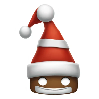 Christmas hats smiling sticker