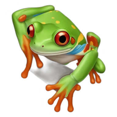 Red Eye Tree Frog sticker