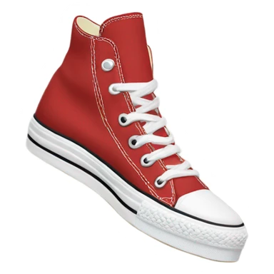 White platform high top all star converse sticker