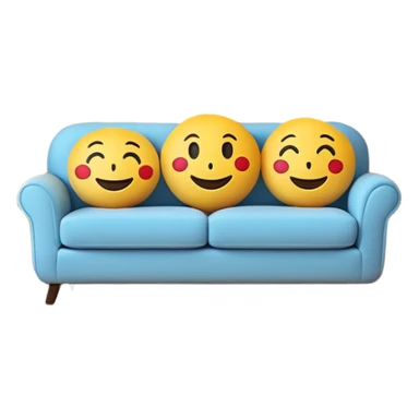 emoji of home decor sticker