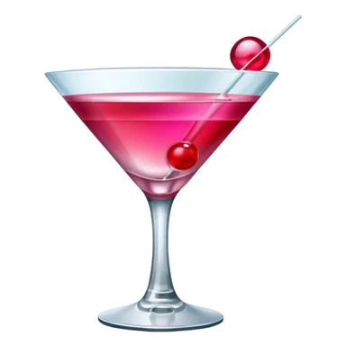 galentines red and pink cocktail sticker