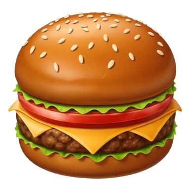 hamburger meatball sticker