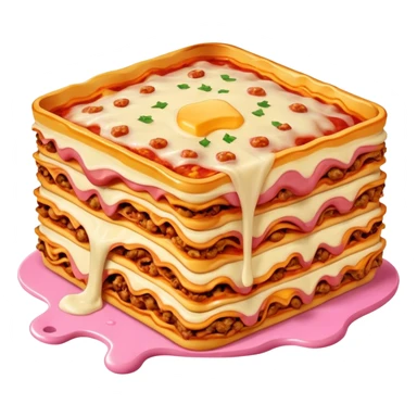 pink slop spam meat dripping lasagna  sticker