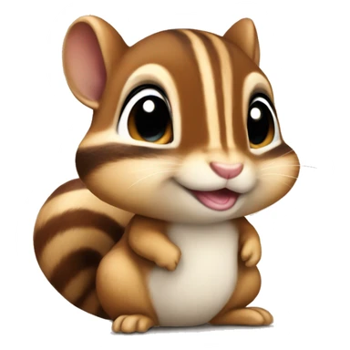 Baby chipmunk  sticker