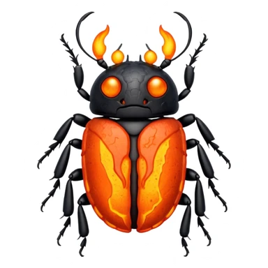 Un scarabée de lave sticker